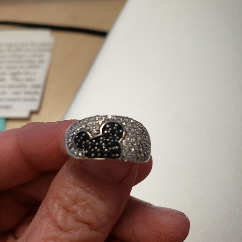 Zales Mickey and Minnie Mouse Ring